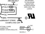 Emerson Electric Motors Wiring Diagram 3 Wire and 4 Wire Condensing Fan Motor Connection Hvac School