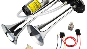 Gampro Air Horn Wiring Diagram 12v 150db Train Air Horn Super Loud 18 Inches Chrome Zinc