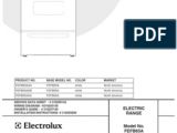 Ge Refrigerator Wiring Diagram Pdf Frigidaire Range Fefb65asc Parts List and Wiring Diagram