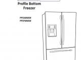 Ge Refrigerator Wiring Diagram Problem Ge Pfss6nkw Pfsf6nkw Refrigerator Service Manual