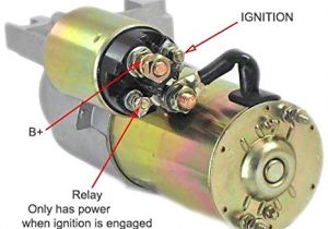 High torque Starter Wiring Diagram Amazon Com New Sbc Bbc Chevy 3hp High torque Mini Starter for 327