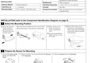 How to Wire 2 Motion Sensors In Parallel Series Diagram 8dl5800pir Od Security Transmitter User Manual 5890 Od Wireless