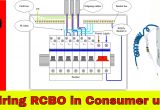 How to Wire A Garage Consumer Unit Diagram How to Wire Rcbo In Consumer Unit Uk Rcbo Wiring Youtube