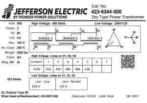 Jefferson Electric Buck Boost Wiring Diagram Ch 4719 Jefferson Transformer Low Voltage Transformer