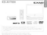 Kenwood Dmx7706s Wiring Diagram Kd Av7000 Jvc Dvd Receiver W Monitor Television