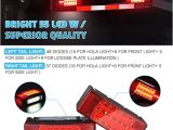 Led Equipped Light Bar Wiring Diagram Kohree New Led Submersible Trailer Tail Light Kit 12v Led Utility Trailer Lights Dot Approval Fully Submersible License Lights and Wiring Kit