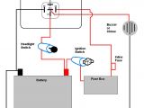 Led Headlight Wiring Diagram for Motorcycle Motorcycle Headlight with Single Spdt Relay Motor