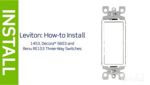 Leviton Combination Switch Wiring Diagram Leviton Presents How to Install A Three Way Switch Youtube