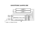 Osram Quicktronic Ballast Wiring Diagram Sylvania Ballast Wiring Diagram Wiring Diagram Show