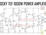 Pa sound System Wiring Diagram Power Amplifier 1000w Rocky Tef In 2019 Diy Audio Amplifier
