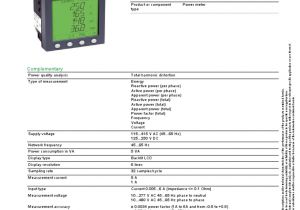 Pm710 Wiring Diagram Schneider Electric Pm710mg Datasheet Ac Power International