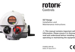 Rotork Wiring Diagram A Range Iqt Range Installation and Maintenance Instructions Manualzz Com