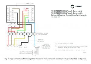 Trane thermostat Wiring Diagram Tutorial Trane Heat Pump thermostat Diagram Data Schematic Diagram