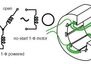 Two Phase Motor Wiring Diagram Single Phase Induction Motors Ac Motors Electronics Textbook