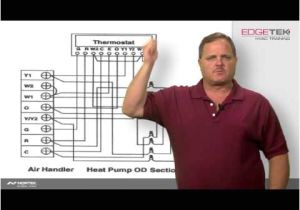 Two Stage thermostat Wiring Diagram Wiring Of A Two Stage Heat Pump Youtube