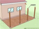 Wiring A Shed From A House Diagram 6 Ways to Add A Lean to Onto A Shed Wikihow