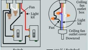 Wiring Diagram Ceiling Fan with Light Wiring A Ceiling Fan and Light with Two Switches Diagram Elegant