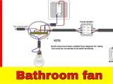 Wiring Diagram for Bathroom Extractor Fan with Timer How to Wire Bathroom Fan Uk Youtube