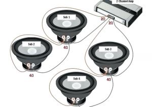 Wiring Diagram for Dual 4 Ohm Subwoofer All About Wiring Diagram 4 Ohm Channel Like This Subwoofer for 6 Car