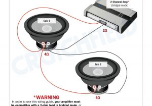 Wiring Diagram for Dual 4 Ohm Subwoofer Dual 4 Ohm Wiring Diagram Wiring Diagram New