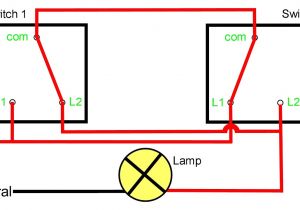 Wiring Diagram for Light Switch Uk Two Way Light Switching Explained Youtube