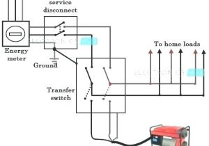 Wiring Diagram for Portable Generator to House Backfeeding Generator Into House Mphasys Info