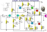 Wiring Diagram for Subwoofers Subwoofer Amplifier 100w Output with Transistor In 2019 Delz