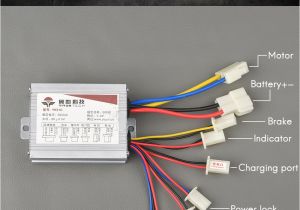 Yiyun Controller Wiring Diagram Yiyun Yk31c Brush Motor 350w Ebike Controller E Scooter Accessories